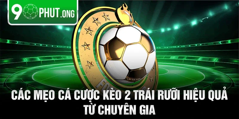 Các mẹo cá cược kèo 2 trái rưỡi hiệu quả từ chuyên gia